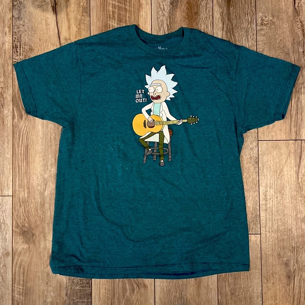 Ripple Junction Rick and Morty Let Me Out Tiny Rick Adult T-Shirt